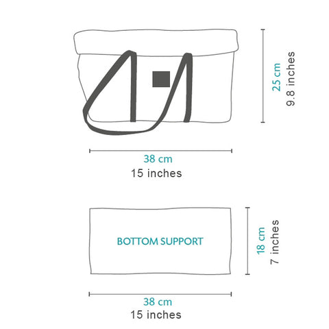 Small dog carrier sizing