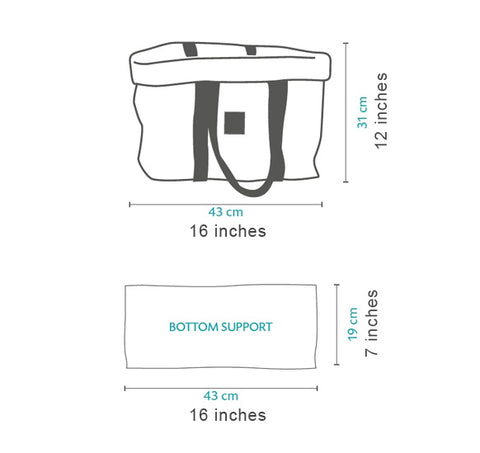 Dog bag carrier sizing for small to medium size dogs