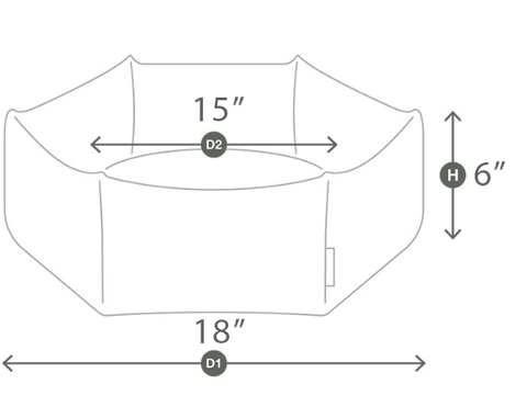 Miacara cat bed sizing